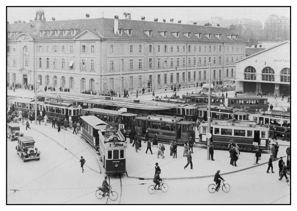 Berne SSB: Bubenbergplatz peu après 1930
