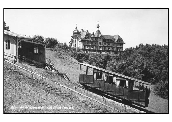 Bern GB: Gurtenbahn mit Wagen von 1899