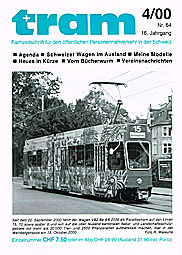 Couverture du magazine tram